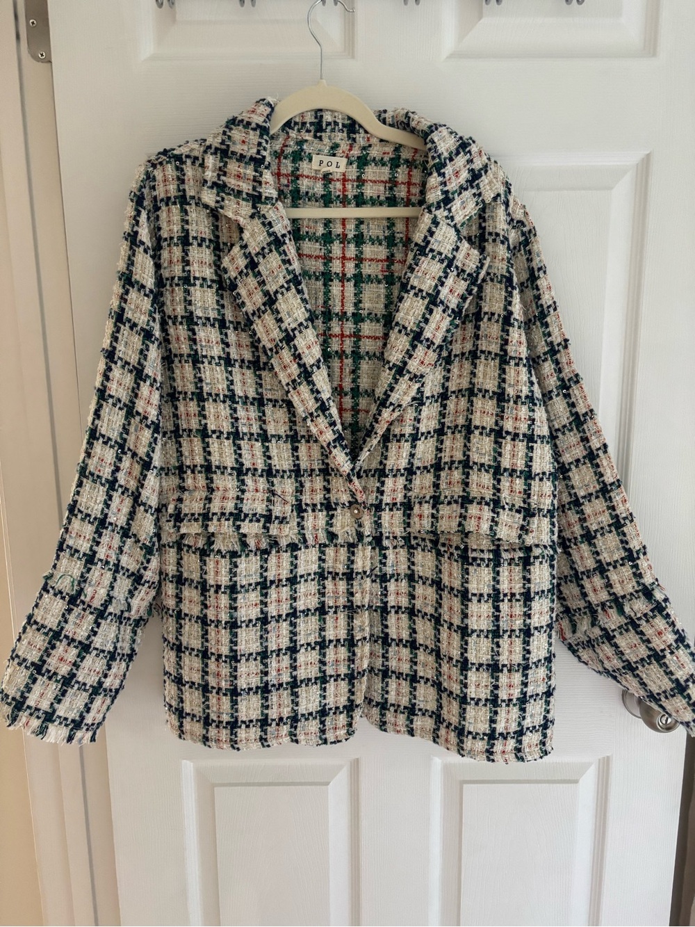 Pol Oversized Tweed Jacket